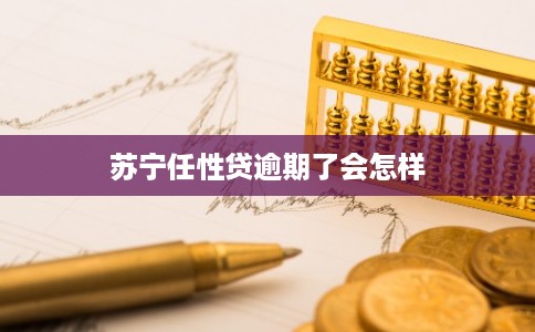 苏宁任性贷逾期了会怎样