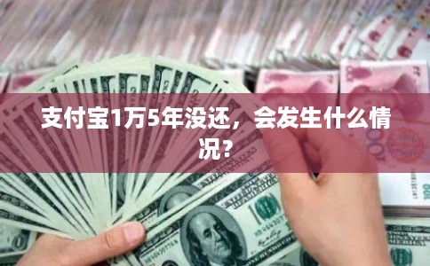 支付宝1万5年没还，会发生什么情况？