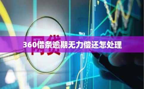 360借条逾期无力偿还怎处理
