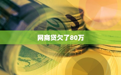 网商贷欠了80万