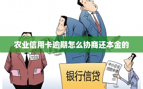 农业信用卡逾期怎么协商还本金的