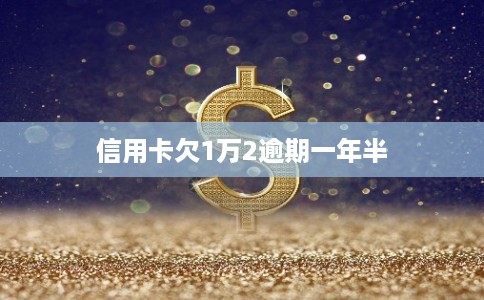 信用卡欠1万2逾期一年半