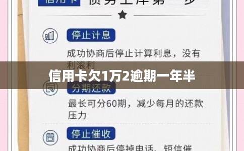 信用卡欠1万2逾期一年半