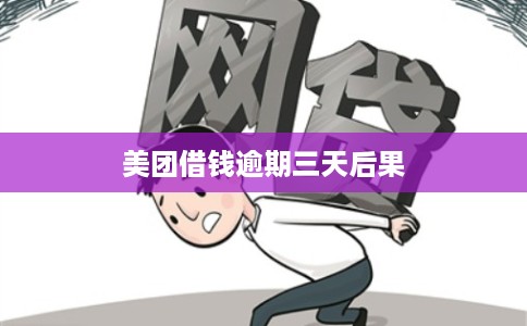 美团借钱逾期三天后果