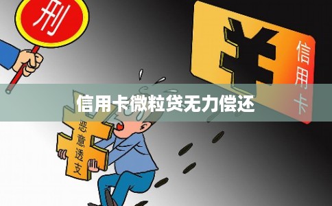信用卡微粒贷无力偿还