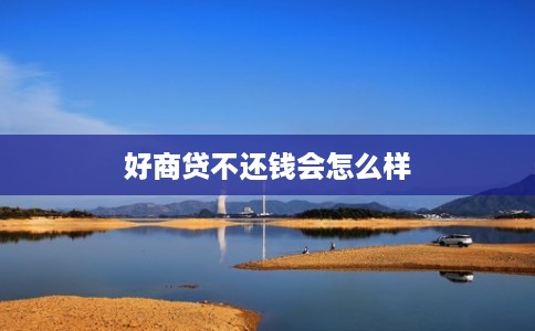 好商贷不还钱会怎么样