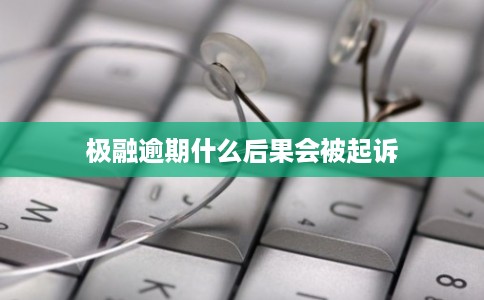 极融逾期什么后果会被起诉