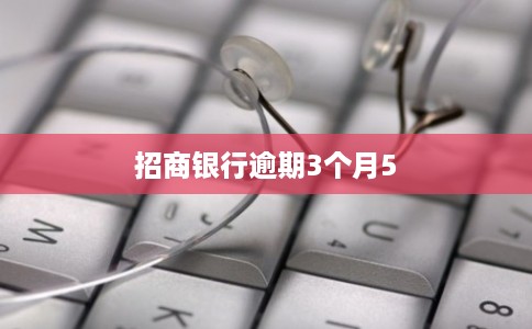 招商银行逾期3个月5