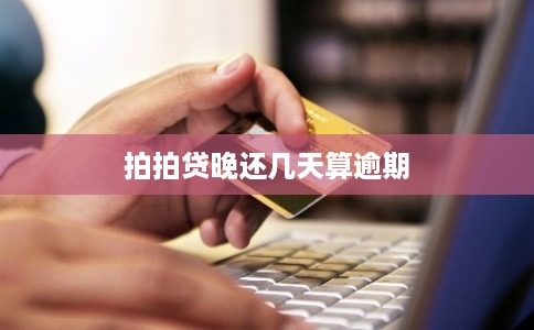 拍拍贷晚还几天算逾期