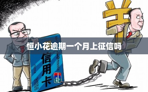 恒小花逾期一个月上征信吗
