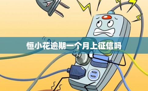 恒小花逾期一个月上征信吗