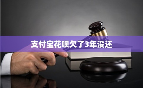 支付宝花呗欠了3年没还 支付宝花呗欠了3年没还