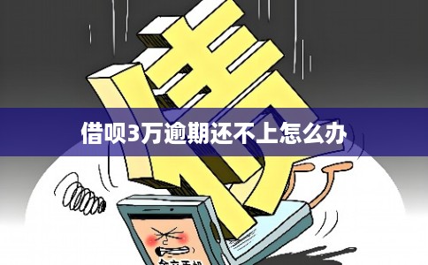 借呗3万逾期还不上怎么办