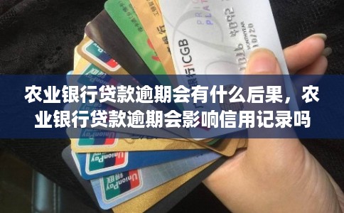 农业银行贷款逾期会有什么后果，农业银行贷款逾期会影响信用记录吗