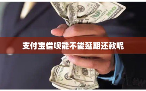 支付宝借呗能不能延期还款呢