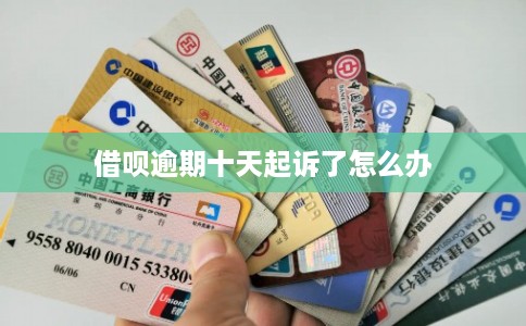 借呗逾期十天起诉了怎么办