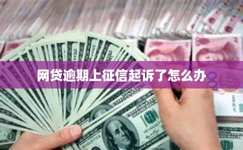 网贷逾期上征信起诉了怎么办 网贷逾期上征信起诉了怎么办