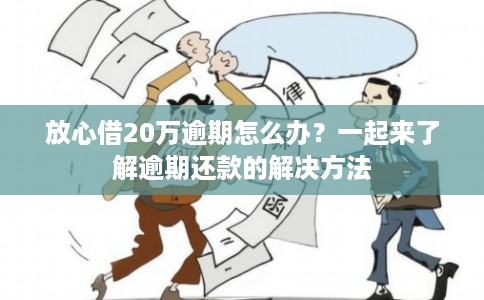 放心借20万逾期怎么办？一起来了解逾期还款的解决方法