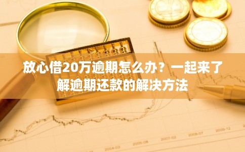 放心借20万逾期怎么办？一起来了解逾期还款的解决方法
