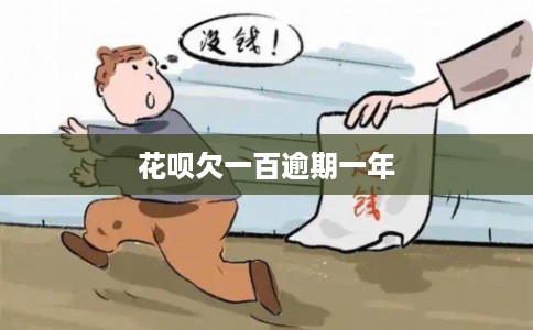 花呗欠一百逾期一年