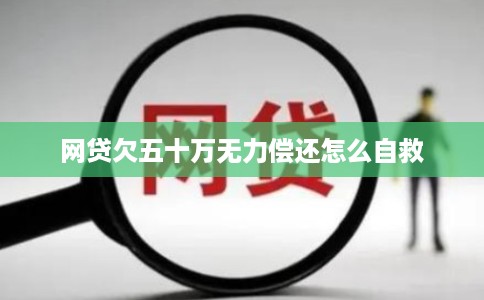 网贷欠五十万无力偿还怎么自救