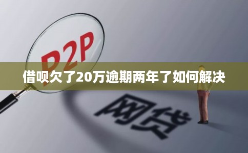 借呗欠了20万逾期两年了如何解决 借呗欠了20万逾期两年了如何解决