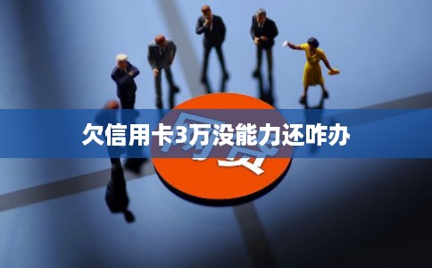 欠信用卡3万没能力还咋办