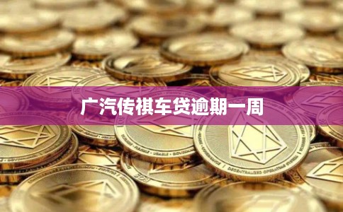 广汽传祺车贷逾期一周