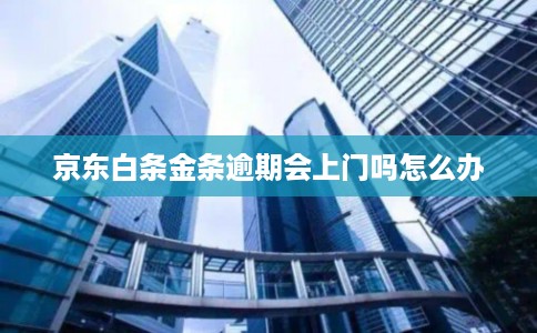 京东白条金条逾期会上门吗怎么办