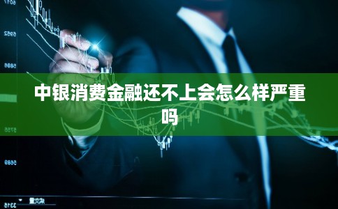 中银消费金融还不上会怎么样严重吗