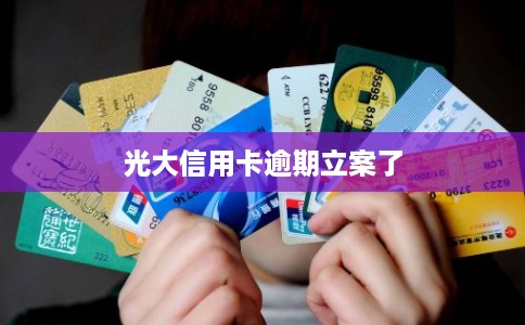 光大信用卡逾期立案了