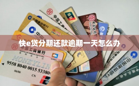 快e贷分期还款逾期一天怎么办