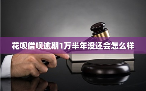 花呗借呗逾期1万半年没还会怎么样