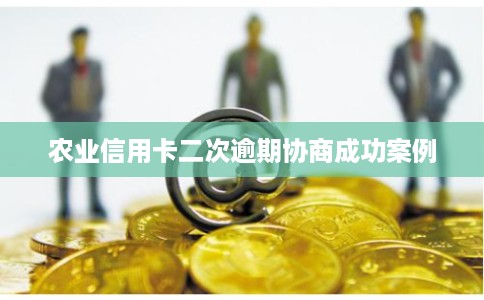 农业信用卡二次逾期协商成功案例