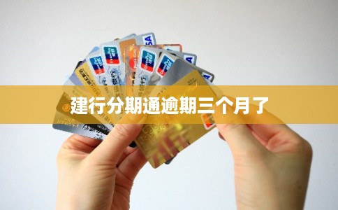 建行分期通逾期三个月了