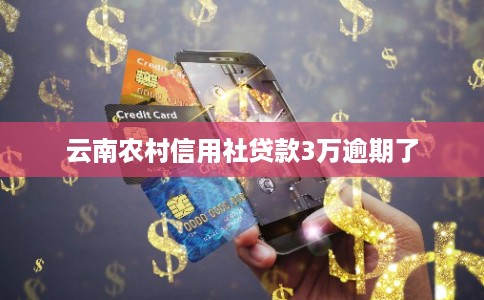 云南农村信用社贷款3万逾期了