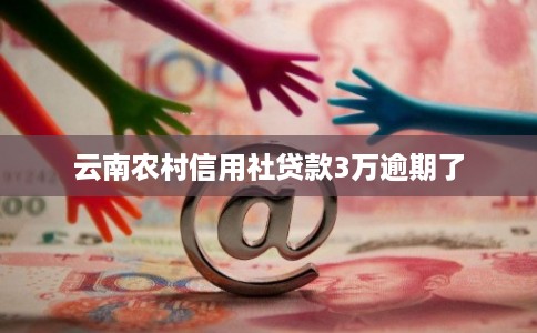 云南农村信用社贷款3万逾期了
