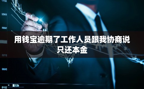 用钱宝逾期了工作人员跟我协商说只还本金