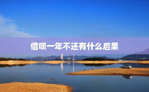 借呗一年不还有什么后果