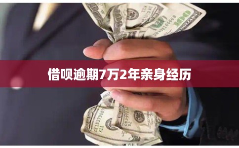 借呗逾期7万2年亲身经历