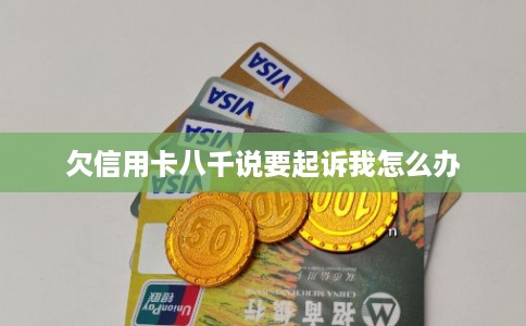 欠信用卡八千说要起诉我怎么办