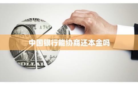 中国银行能协商还本金吗