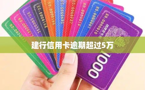 建行信用卡逾期超过5万