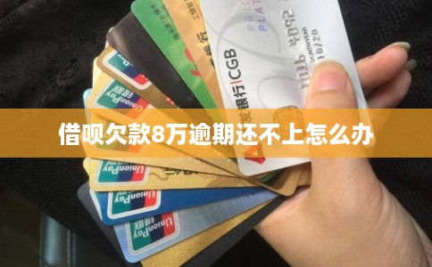 借呗欠款8万逾期还不上怎么办