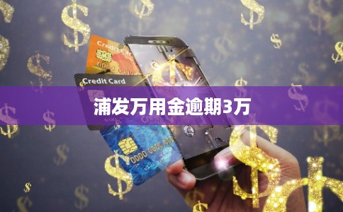 浦发万用金逾期3万 浦发万用金逾期3万