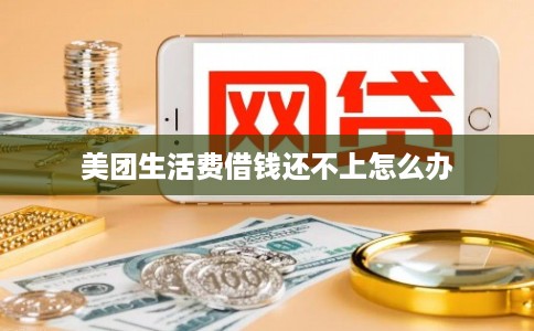 美团生活费借钱还不上怎么办