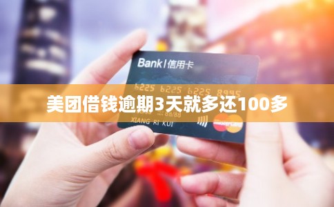 美团借钱逾期3天就多还100多