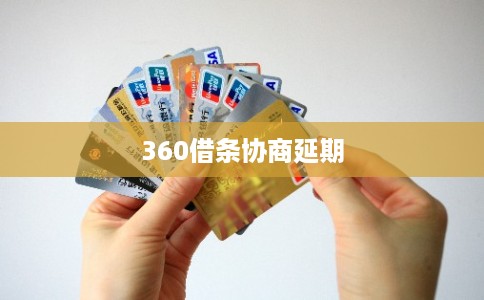 360借条协商延期