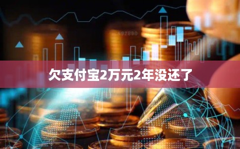 欠支付宝2万元2年没还了