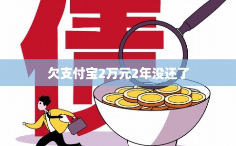欠支付宝2万元2年没还了